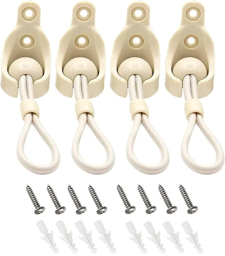 Vista 6 de Kit elástico de piezas de repuesto Coolaroo para persianas Negro