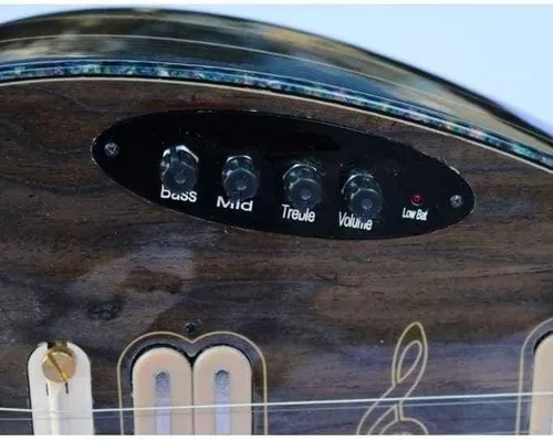 Vista 5 de Electro eléctrico turco del cuello largo Saz Baglama con el ecualizador/Dest EQ2