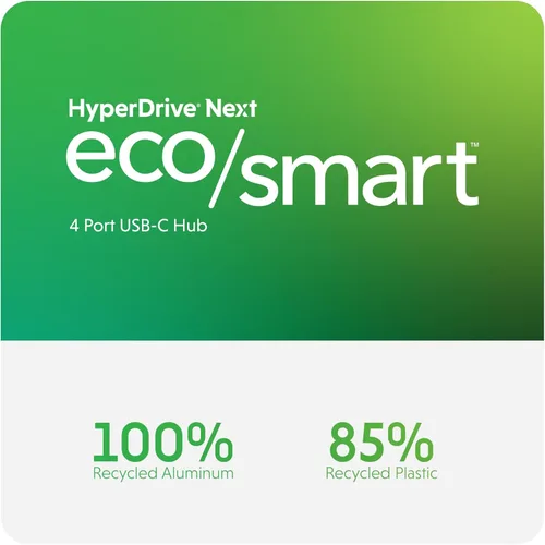 Vista 6 de HyperDrive Next Hub USB C de 4 Puertos para Mac, PC, Chromebook con HDMI 4K60Hz, 2 USB-A, Hub USB C 10Gbps, Puertos USB-C 10Gbps 100W de Entrega