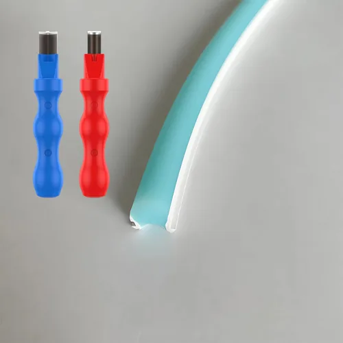 Vista 13 de JARBIH Cubierta de tira de luz LED flexible de neón separada, 16.4 pies 0.236 in sin desgaste, cubierta de difusor de silicona flexible con 2