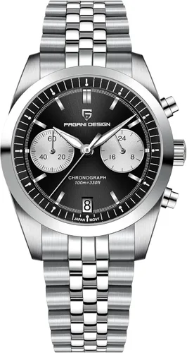 CEYADG Pagani Design Chronograph Watches for Men Analog Wrist Watch, Stainless Steel Quartz Mens Watch Sapphire Glass