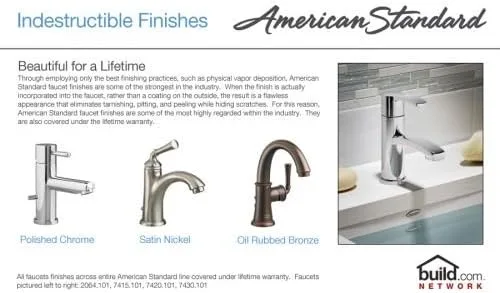 Vista 4 de American Standard Town Square - Grifo de lavabo monobloque con drenaje de conexión de velocidad