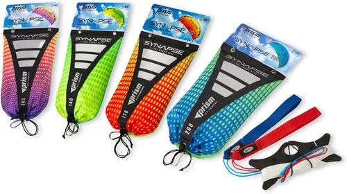 Vista 7 de Prism Kite Technology Synapse Cometa de parafoil de doble línea: una cometa de nivel de entrada ideal para niños y adultos para kiting de doble línea
