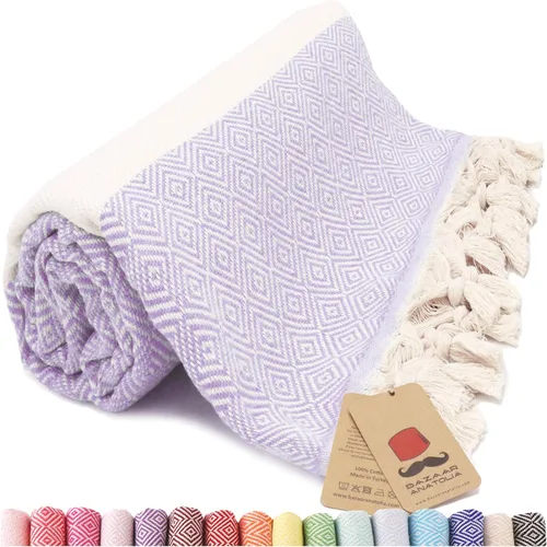 Vista 25 de Bazaar Anatolia Toalla de baño turca, 100% algodón, decoración bohemia de granja de secado rápido, manta de otoño para baño, de gran tamaño, 71 x 39