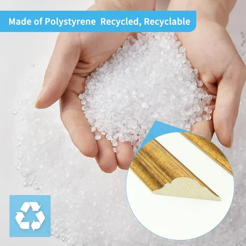 Vista 8 de Art3d - Juego de 6 molduras precortadas para pared, paneles de revestimiento para montar, para interior, sala de estar, dormitorio, se instalan