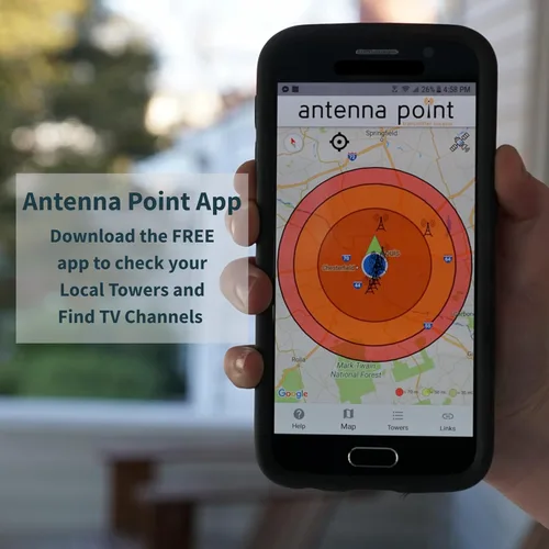 Vista 7 de Antennas Direct ClearStream Eclipse - Antena de TV UHF amplificada para interiores, reversible, rango de más de 50 millas, con cable de 12 pies