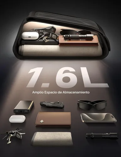 Vista 6 de Aomiker Bolsa impermeable para marco de bicicleta - [Cremallera rápida 2025] Bolsa de teléfono para bicicleta con capacidad de 1.6 L, bolsa de tubo
