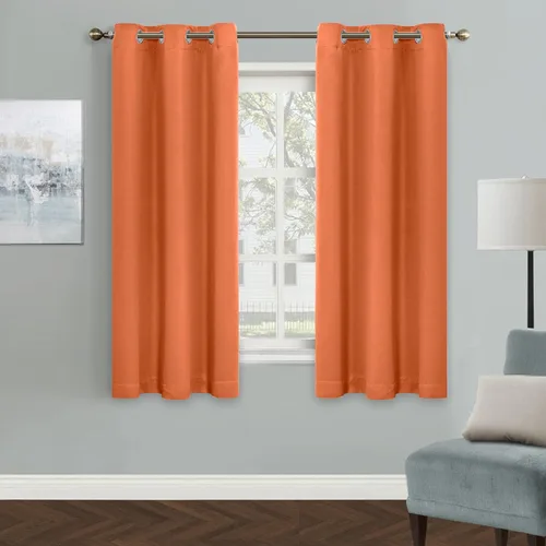Vista 172 de MYSKY HOME - Cortinas opacas amarillas para sala de estar y dormitorio, cortinas de 84 pulgadas de largo, con ojales, cortinas de oscurecimiento