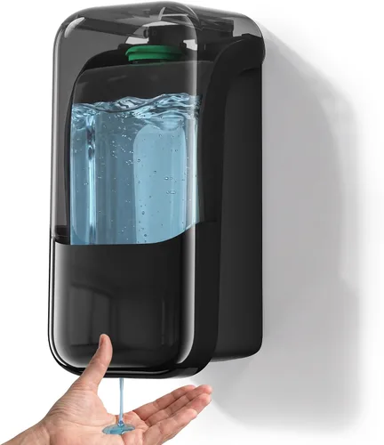 Vista 9 de Dispensador de jabón montado en la pared, 1000ml/33.8oz, ventana visible Blanco