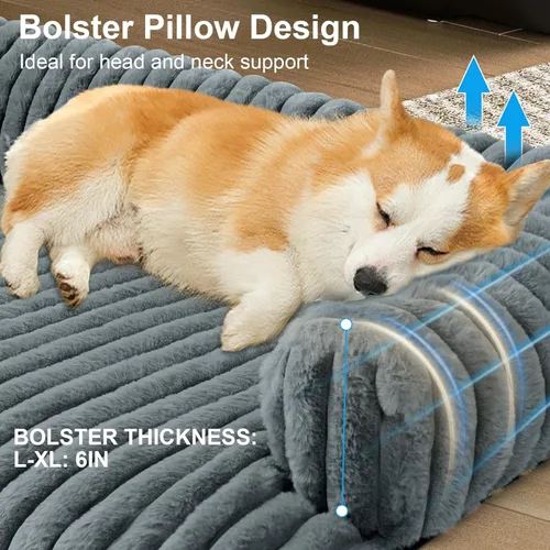 Vista 2 de Wn's Day Cama Lujosa de Sofá para Perros, Funda Calmante Lavable de Sofá para Perros, Protector de Sofá Removible para Perros, Cama de Sofá