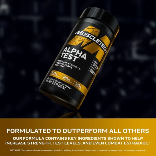 Vista 3 de MuscleTech Amplificador de testosterona, MUS1043/100/101, 1