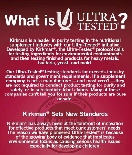 Vista 4 de Kirkman Polvo soluble puro de inositol - Hipoalergénico 454 gm/16 oz