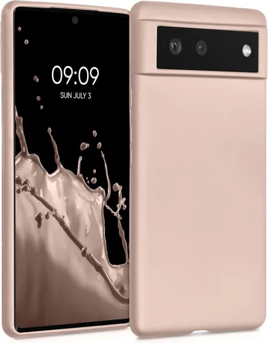 Vista 25 de kwmobile Funda compatible con Google Pixel 6 - Funda protectora de silicona TPU suave y delgada - Piedra antigua