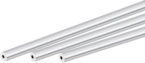 Vista 16 de uxcell 6063 Tubo redondo de aluminio 0.118 in OD 0.079 in Diámetro interior 11.811 in Longitud Tubería 3 PC