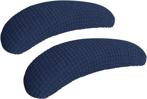 Vista 23 de Forcheer - Fundas elásticas para reposabrazos de silla de oficina, resistentes al agua, de Spandex y Jacquard, para sillas de oficina y computadora