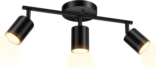 Vista 20 de BoostArea Kit de Iluminación de Riel LED de 2 Luces, Blanco Iluminación de Focos de Techo de 2 Vías, Cabezal de Luz Flexiblemente Giratorio
