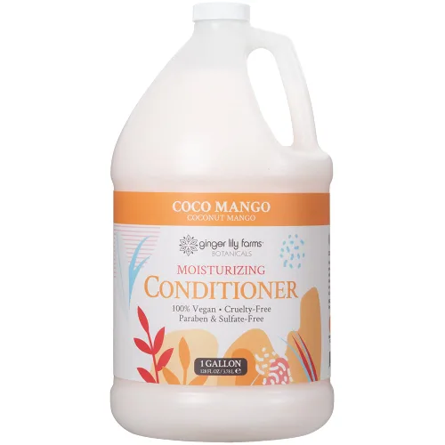Vista 11 de Ginger Lily Farms Botanicals Acondicionador Hidratante para Cabello Seco, Coco Mango, 100% Vegano y Libre de Crueldad, Aroma de Coco y Mango, 12 Fl