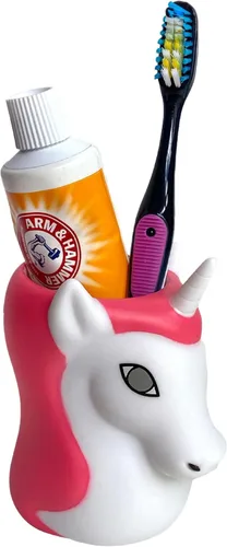 Vista 12 de Lily's Home - Soporte para cepillos de dientes para niños Organizador de cepillos de dientes – Soporte de silicona duradero para cepillos de dientes