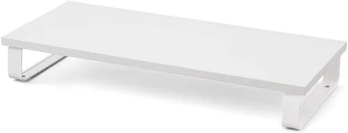 Iris Ohyama MNS-590 Monitor Stand, Display Stand, Monitor Stand, Desk Stand, Computer Stand, PC, Keyboard Storage, Printer Stand, White/Black, Width