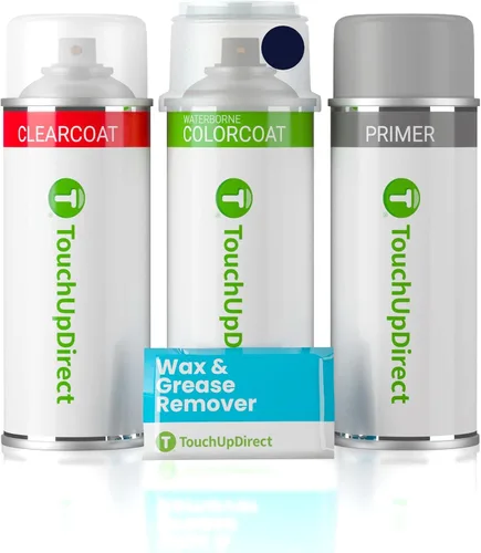 Vista 50 de TouchUpDirect PPSB Azul Profundo Metálico Compatible con Pintura de Retoque Exact Match para Tesla, Kit Esencial en Aerosol
