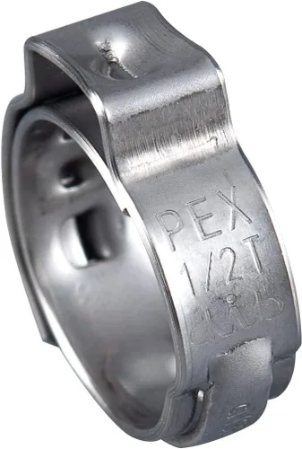 Vista 8 de Tubería Pex-b de 1/2 pulgada (2 x 75 pies = 150 pies, roja y azul), kit de bricolaje con accesorios, accesorio de engarzado, herramienta