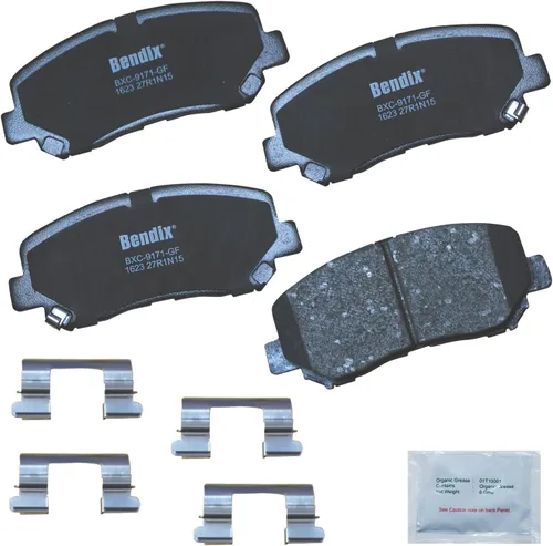 Vista 27 de Pastillas de freno delanteras semi-metálicas Bendix Priority1 CFM1774 para Ford Transit 2019-2017, Transit-150 2021-2015, Transit-250 2021-2015