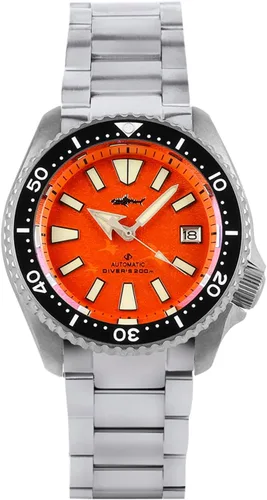 Heimdallr - Relojes de buceo de titanio para hombre, 1.654 in NH35A Movimiento Super-Luminova Relojes automáticos para hombre, resistente al agua de