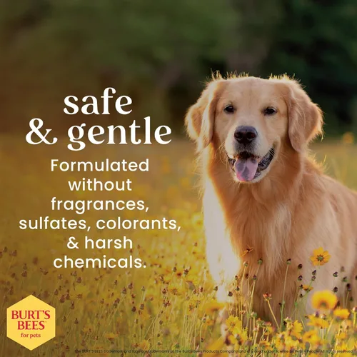 Vista 5 de Burt's Bees for Pets Honey Toallitas multiusos para el aseo de perros, hojas suaves hipoalergénicas de limpieza de manchas, fórmula de origen