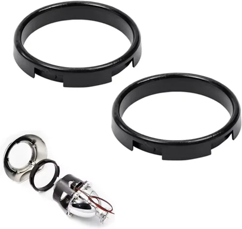 2 anillos centrales para adaptar lentes de proyector de 2.5 pulgadas a accesorios de retrofit de faros delanteros de 3.0 pulgadas