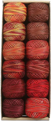 Vista 30 de Valdani Perle Cotton 12 - Colección Cesta de chatarra - Diseñador: Kim Diehl Colección de cestas de chatarra