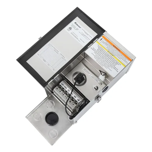 Transformador de bajo voltaje de 100 W, 120 V CA a 15 V/14 V/13 V/12 V CA, transformador al aire libre para paisaje, punto, patio, iluminación de