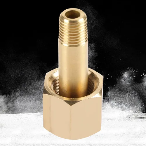 Vista 6 de CGA-320 Tuerca reguladora y pezón con arandela, regulador de dióxido de carbono, accesorios de botella de entrada Pieza de reparación (1 juego)