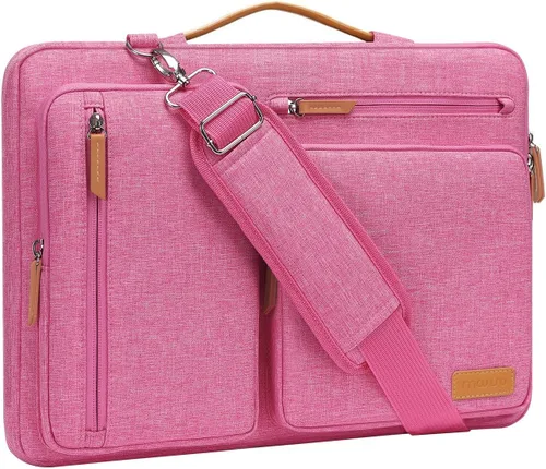 Vista 14 de MOSISO Bolsa de hombro protectora 360 para laptop, bolsas de computadora de 15-15.6 pulgadas compatibles con MacBook Pro de 16 pulgadas, HP, Dell