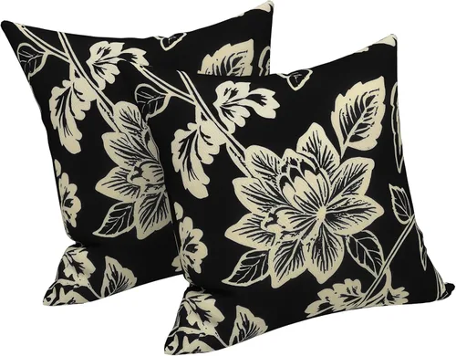 Vista 147 de LVTXIII - Juego de fundas para cojines de sofá o sillón de exteriores, para lumbar, no se decoloran, 2 unidades de 12" x 20", con relleno, estampado