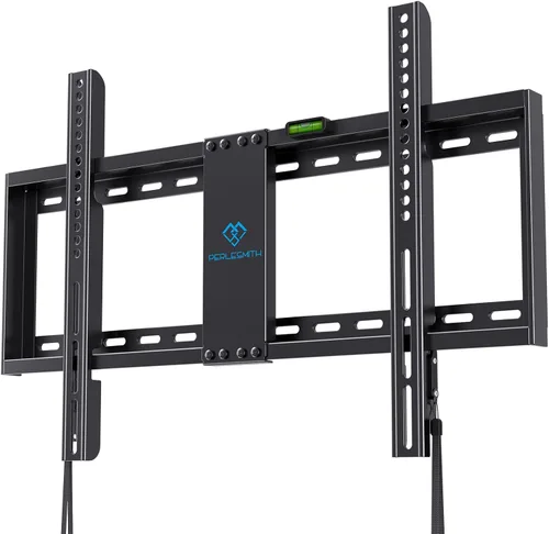 Vista 9 de PERLESMITH Soporte de pared inclinable para TV de perfil bajo para la mayoría de televisores LED LCD OLED de 23 a 60 pulgadas, pantalla plana