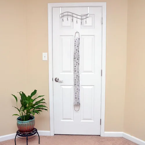 Vista 4 de Roe & Moe Tope de tiro con estampado de patas para puerta, parte inferior de la puerta, bloqueador de aire frío/caliente, reductor de ruido