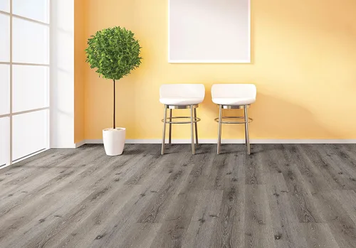 Vista 9 de MSI McKenna 7 pulg. x 48 pulg. Piso de vinilo de lujo, losetas de núcleo rígido, baldosa LVT, LVT impermeable, acabado de veta de madera, marrón