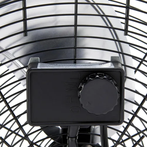 Vista 4 de Yaxa Basics Ventilador industrial de alta velocidad de 20 pulgadas, ventilador de piso, con 3 velocidades, cabezal inclinable, cumple