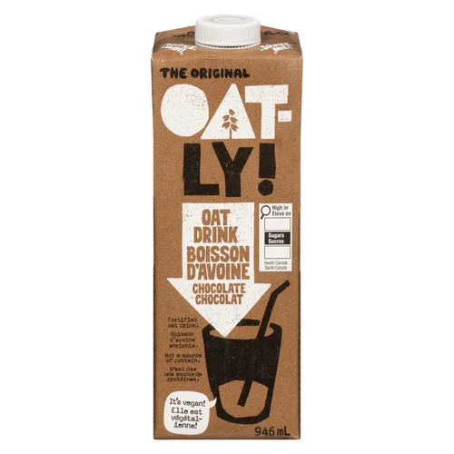 Oatly Bebida de avena con chocolate, 946 ML