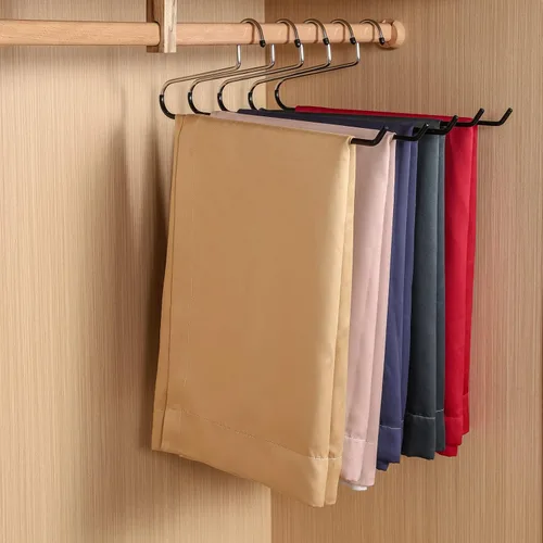 Vista 7 de Perchas para Mantas Perchas para Cortinas Resistentes que Ahorran Espacio Antideslizantes - Ideales para Colchas, Sacos de Dormir, Edredones
