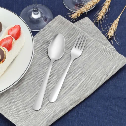 Vista 5 de Juego de 36 cucharas de té de acero inoxidable de 5.9 pulgadas, cucharas pequeñas duraderas, juego de 36 cucharas rentables para el hogar, cocina