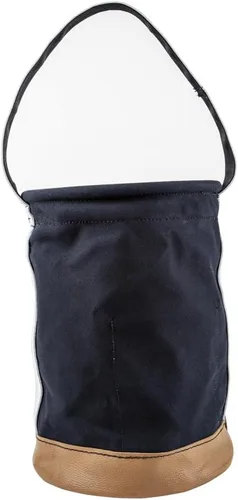 Vista 6 de Klein Tools Cubo de lona 5104FR, cubo de herramientas resistente al fuego hecho de lona n.º 4, con parte inferior doble reforzada, carga nominal