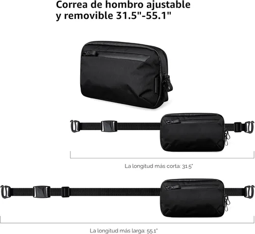 Vista 4 de ALPAKA Elements Tech Case Mini - Organizador compacto para electrónicos, bolsa pequeña para cargadores y auriculares, bolsa para teléfono, funda