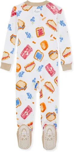 Vista 2 de Burt's Bees Baby Baby Boys' Pajamas, Zip-Front Non-Slip Unisex Footed Sleeper Pjs, Organic Cotton