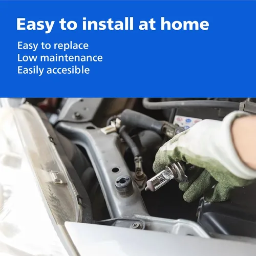 Vista 4 de Philips Automotive Lighting H7 Vision Upgrade - Foco para faros automotrices de repuesto, mejora de visión, se ajusta a posiciones seleccionadas