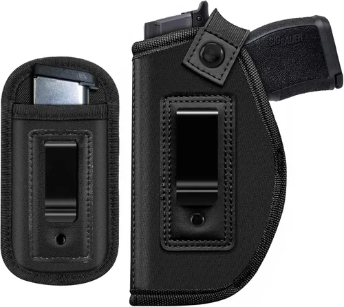 Funda de pistola para mujeres/hombres, fundas IWB universales para transporte oculto, fundas de pistola diestra/siniestra, compatibles con S&W M&P
