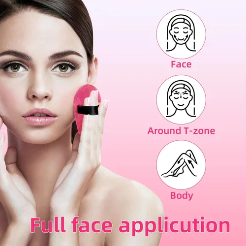 Vista 2 de 8 piezas triángulo polvo soplo cara triángulo suave maquillaje Puff terciopelo cosmética base licuadora esponja belleza maquillaje herramientas