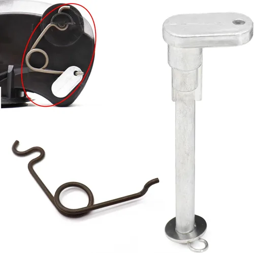 Vista 7 de Resorte de clip de tapa de puerta de combustible compatible con reemplazo de reparación de resorte de puerta de gas F150 2009-2014