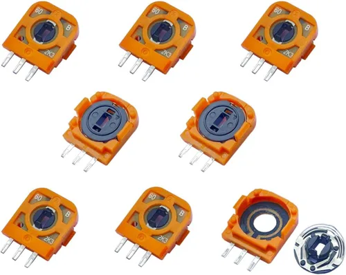 ElecGear Potenciómetro de repuesto 8X FU 2.3K + PCB Drift Fix para controlador inalámbrico PS5 DualSense, sensor de módulo de palanca de pulgar de