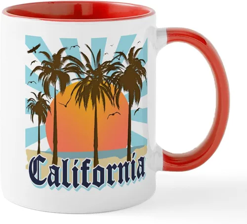 Vista 16 de CafePress Taza de café de cerámica de 11 oz (11.0 fl oz) de San Francisco Blanco - Taza San Francisco